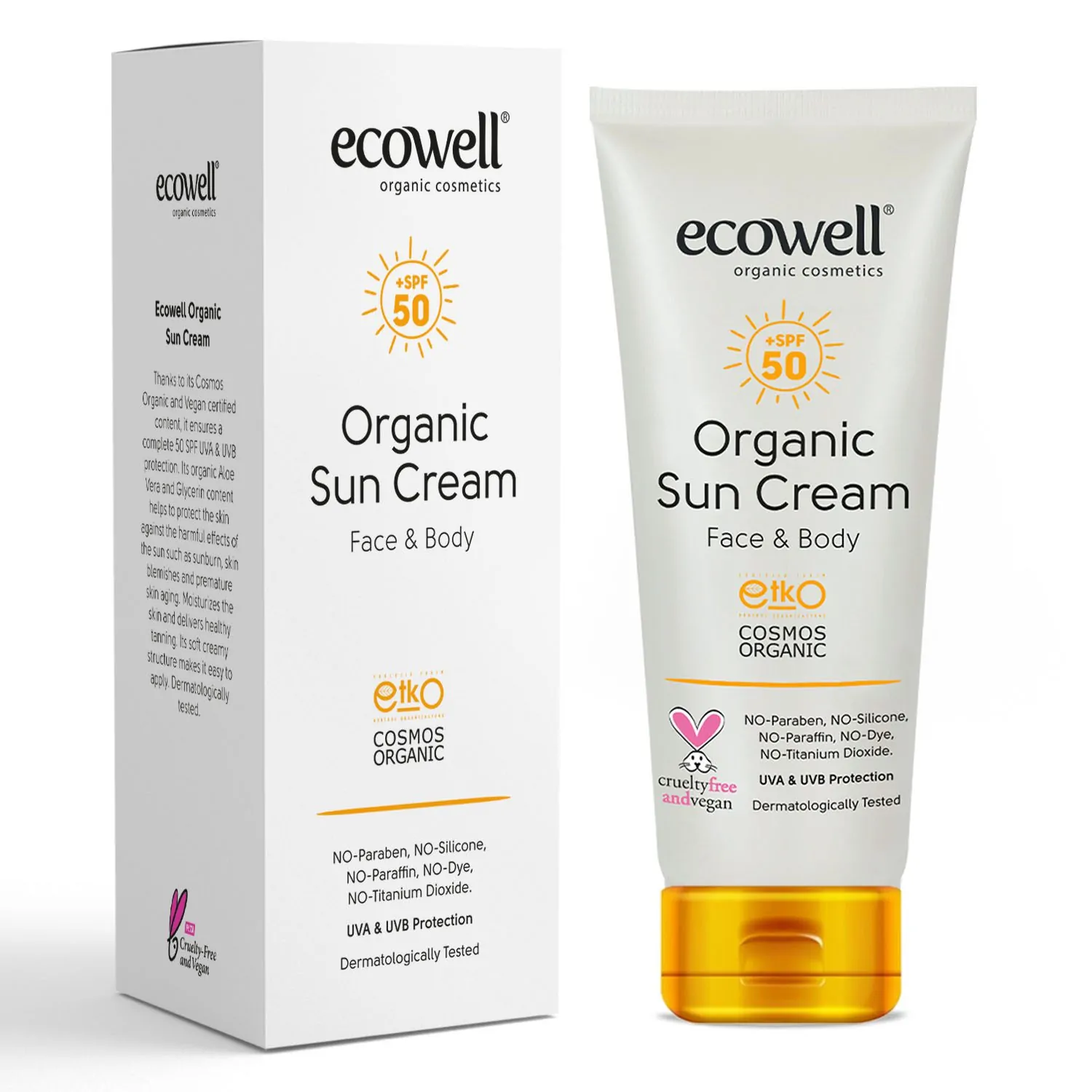 Ecowell Bio-Sonnencreme 50 SPF (110 g)