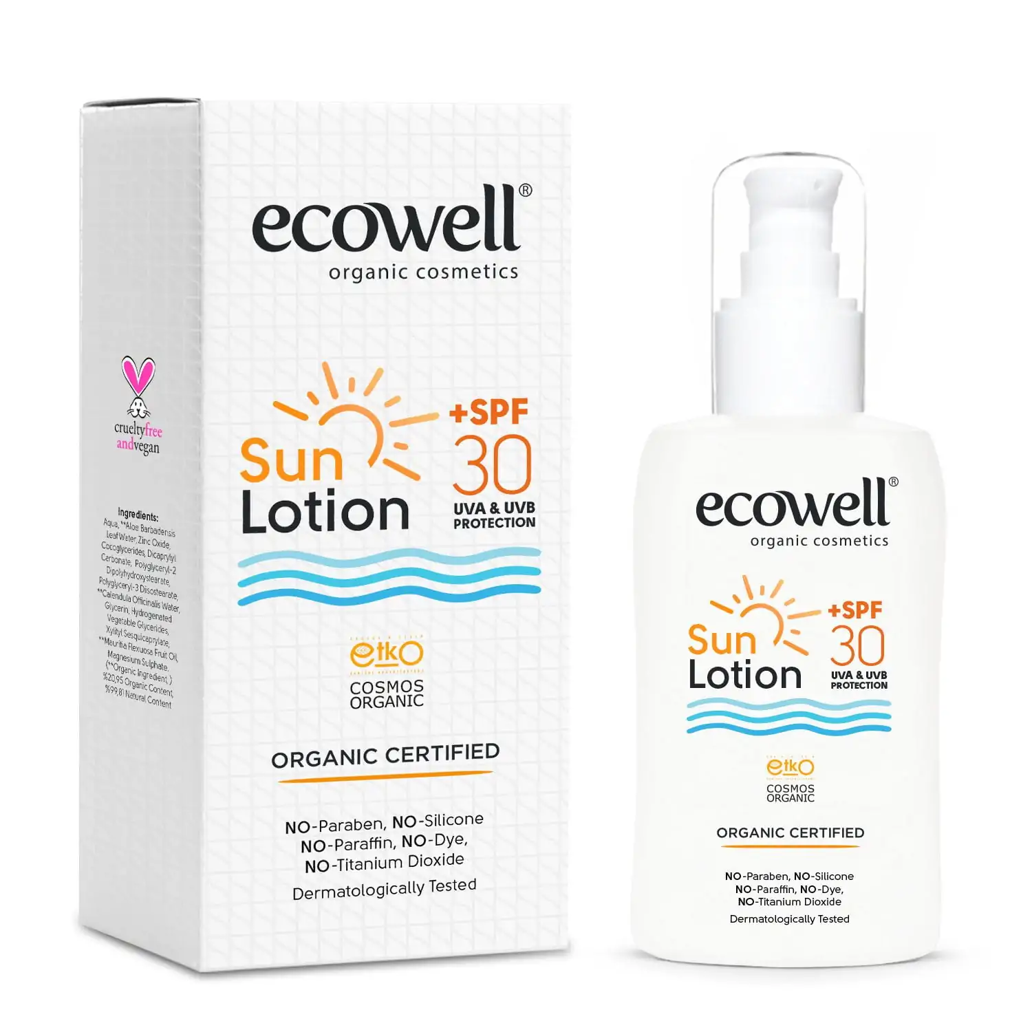 Ecowell Bio-Sonnenlotion 30 SPF (150 ml)